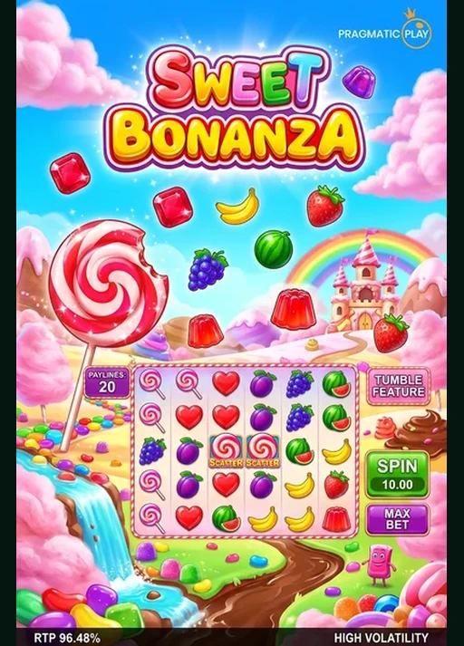 Sweet Bonanza slot en Bet365 Argentina